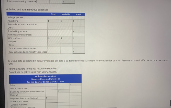 in two regions. Market research indicates that sales will be 9.000 units