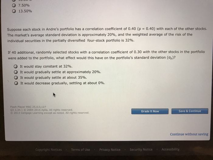 financial assets and securities is referred to as a portfolio. Most individuals