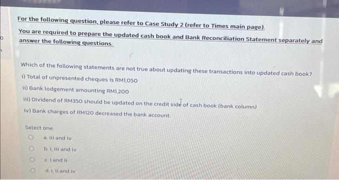 details as at 31 December 2021. - Cash book (bank balance) showed