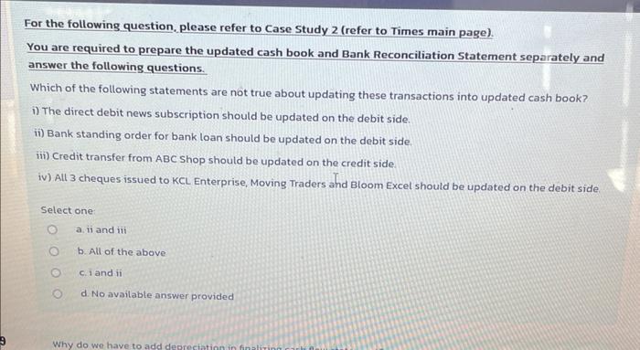 debit balance of RM3.500. - Bank statement credit balance of RM8,480. After