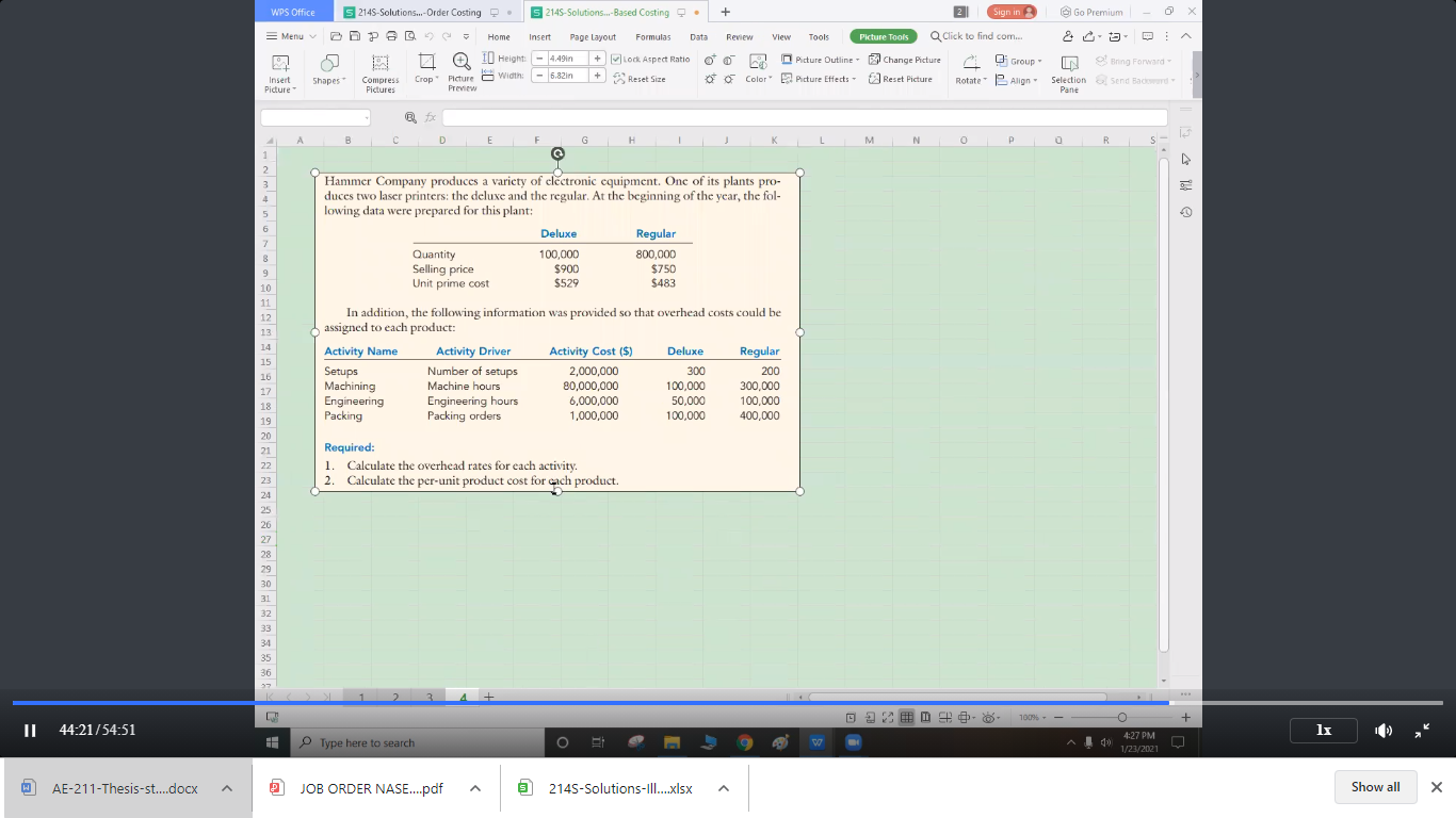  WPS Office 5 214S-Solutions...-Order Costing 52145-Solutions...-Based Costing . + + Sign