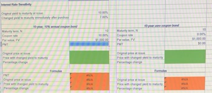 purchased each of the following bonds at a yield to maturity of