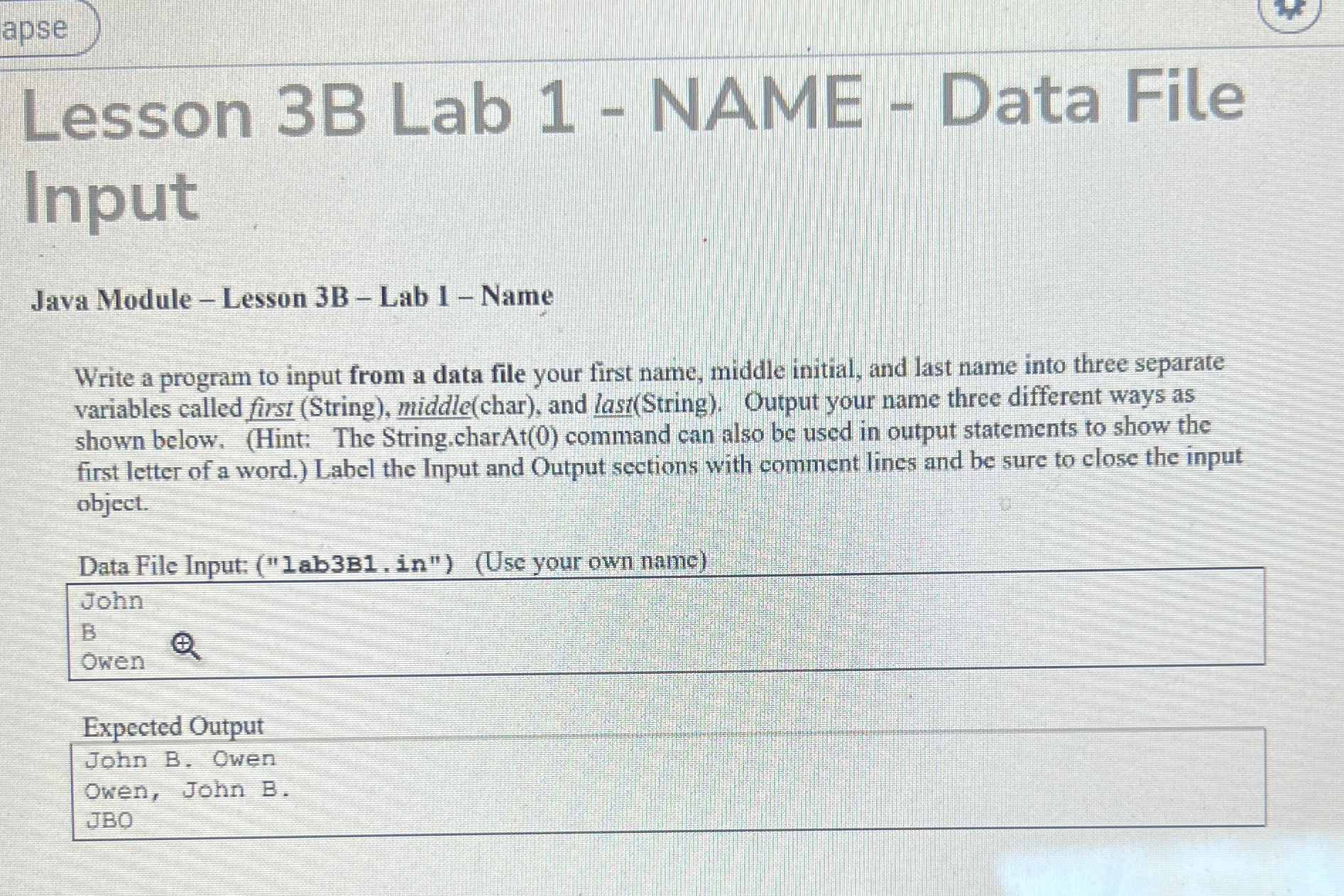  apse Lesson 3B Lab 1- NAME - Data File Input Java