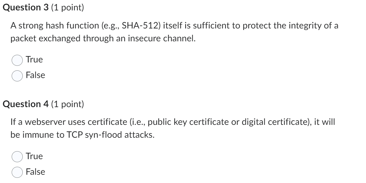  A strong hash function (e.g., SHA-512) itself is sufficient to protect