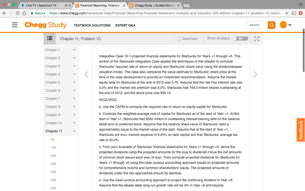  C Financial Reporting, Financial IC Chegg Study l Guided solut Live