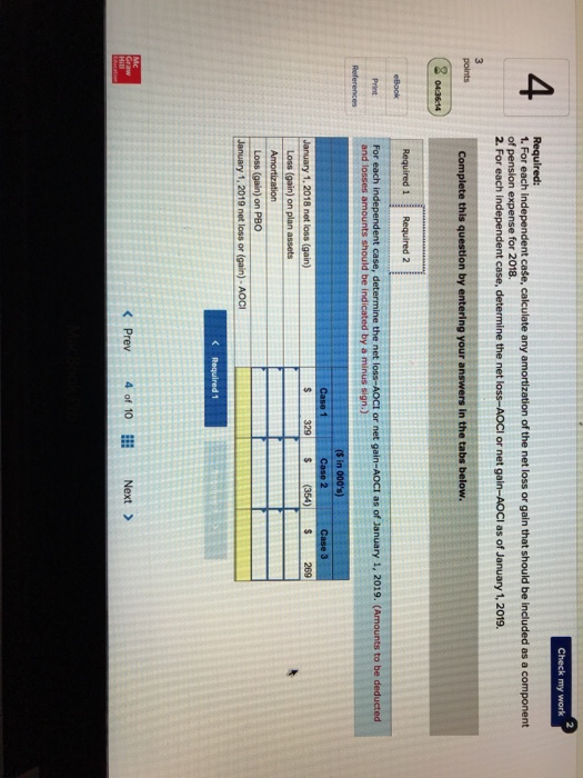 points ???? 329 (354) $ 269 (20) (32) 2018 loss (gain) on