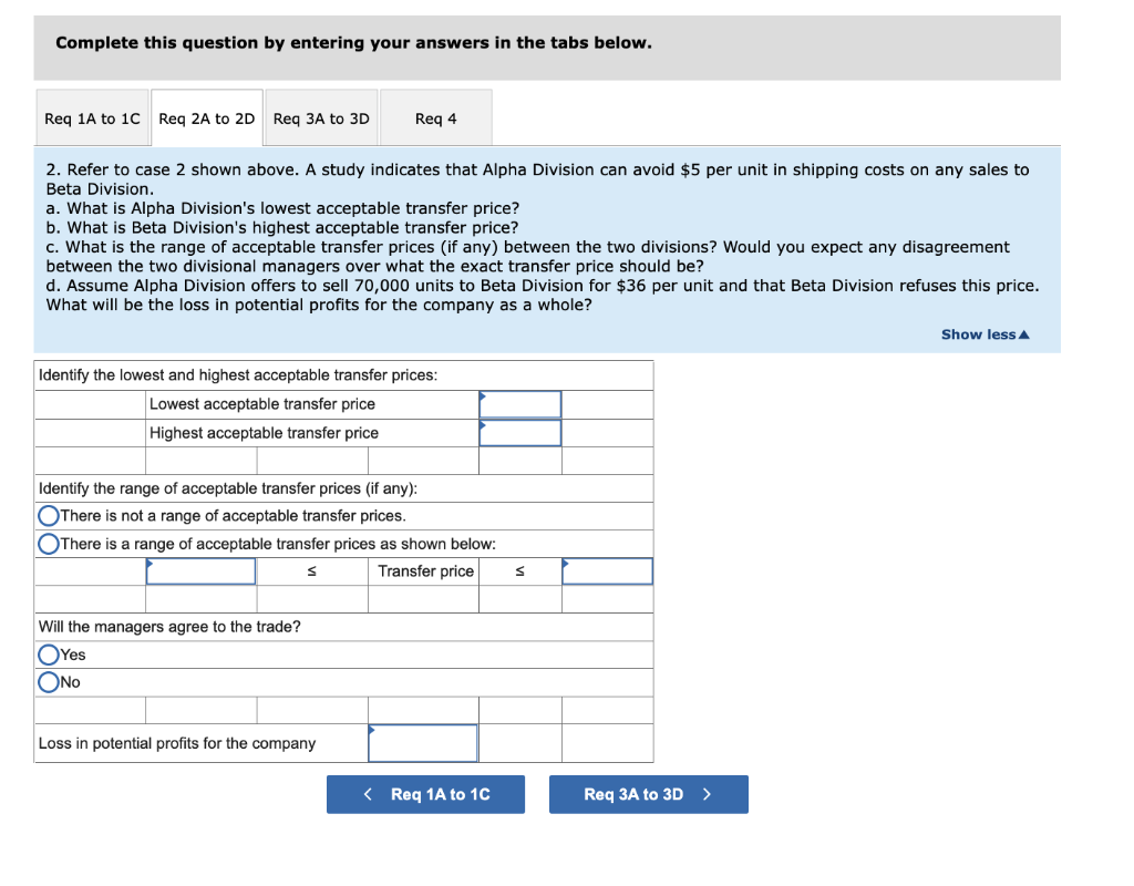managers of both divisions are evaluated based on their own division's return