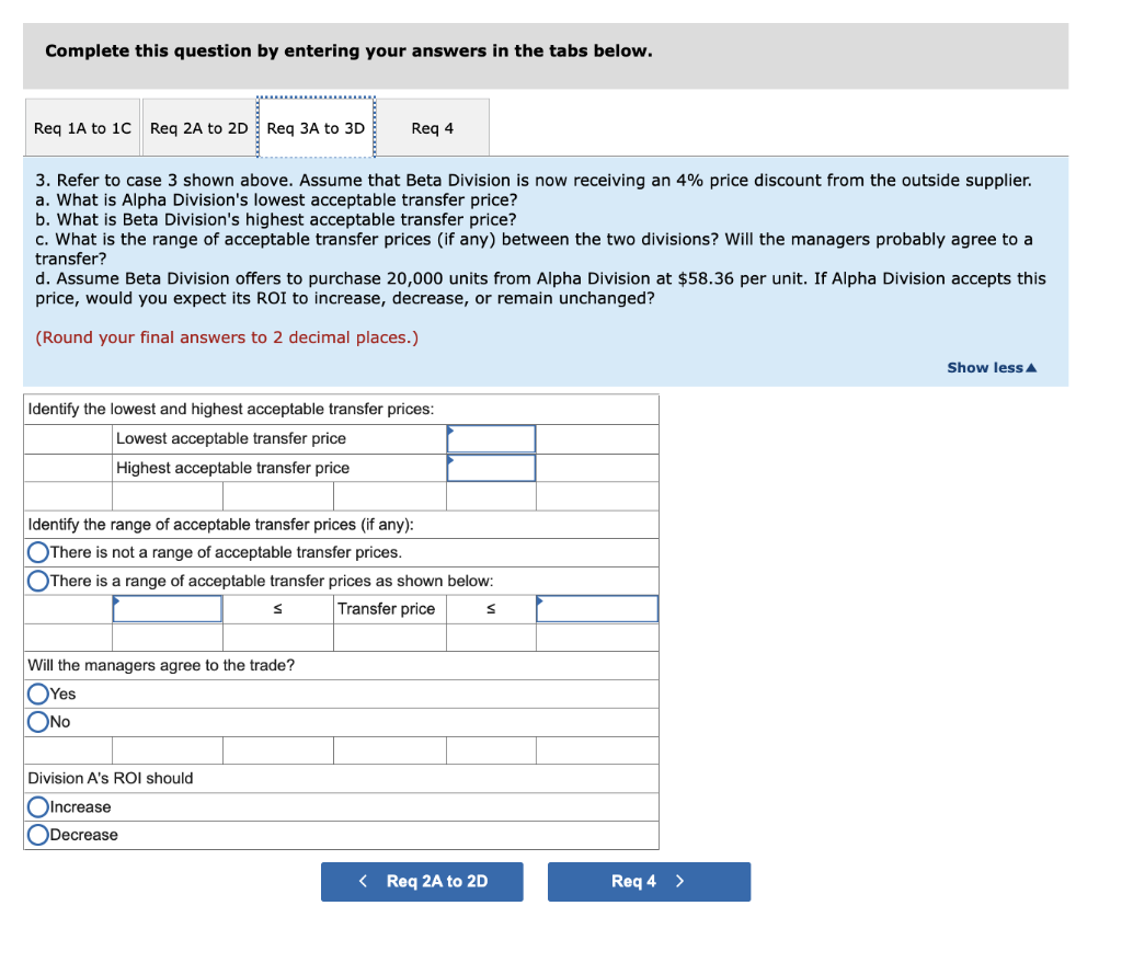 on investment (ROI). Assume the following information relative to the two divisions: