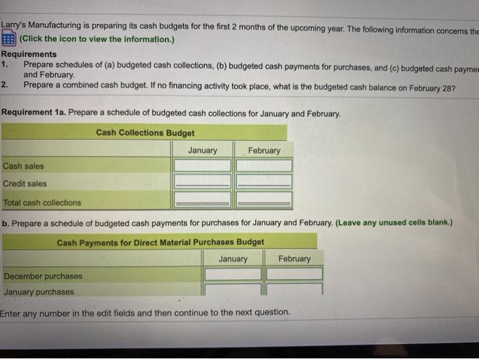 sales are collected 20% in the month of sale and the remainder