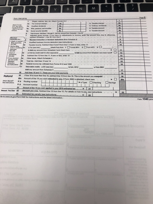 and Schedule A Keisha has provided you with her forms W-2, 1099-INT,