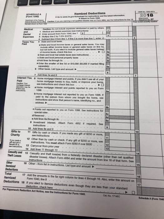 and single with no kids. I had a bunch of medical expenses: