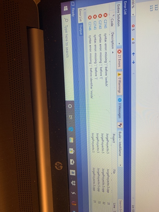 Proyecto.5 48 (Global Scope) = case 6: 1 return 0; Culorar Toolbox