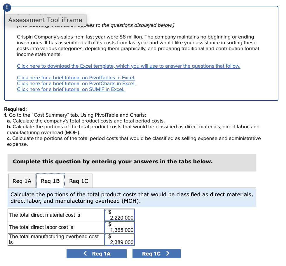 the questions displayed below.] Crispin Company's sales from last year were $8