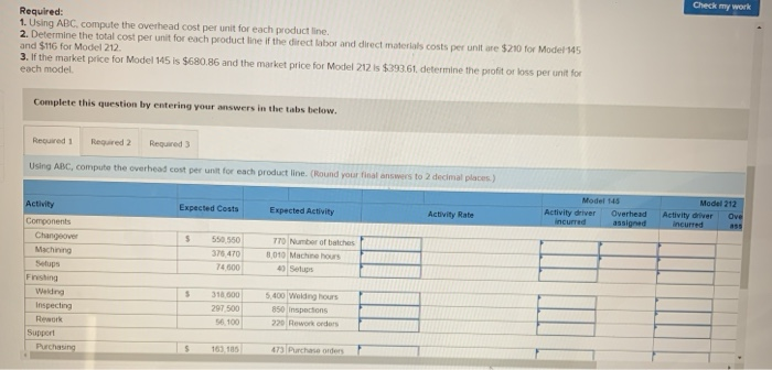 produces two different models of air conditioners. The company produces the mechanical
