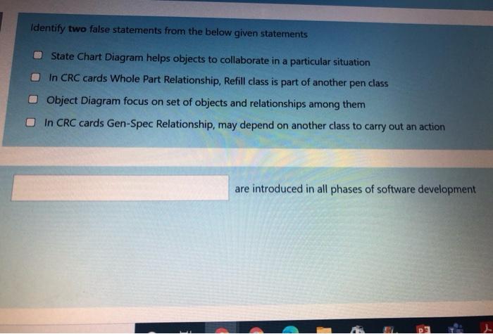  It is in software engineering please answer quickly I dont need