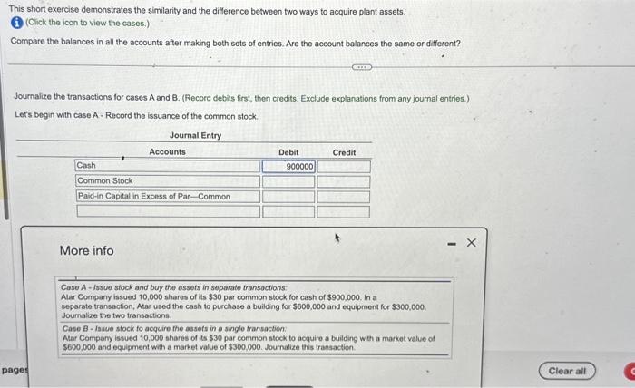  This short exercise demonstrates the similarity and the difference between two