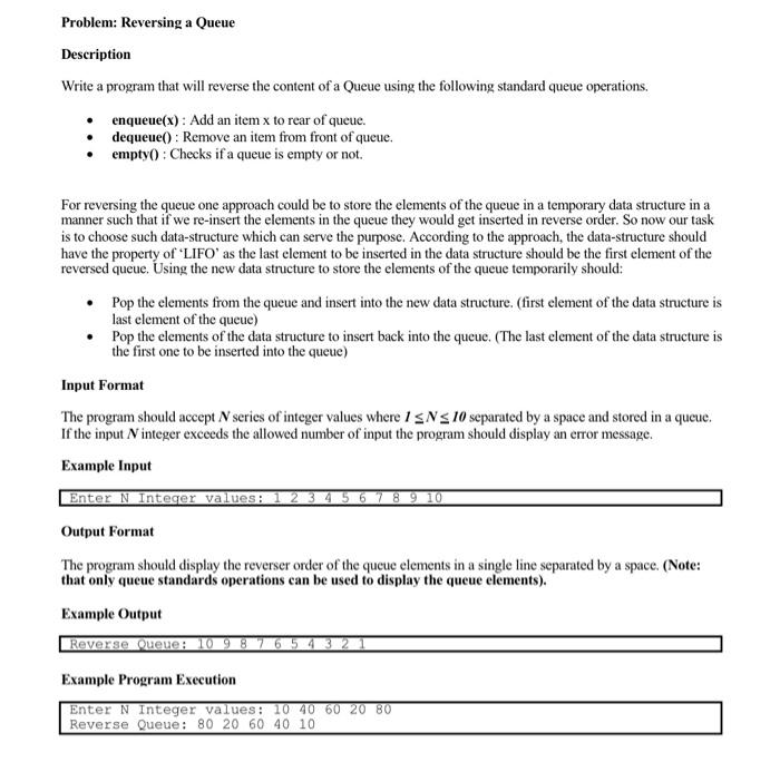  solved using C++ language, and without using the built-in libraries Problem: