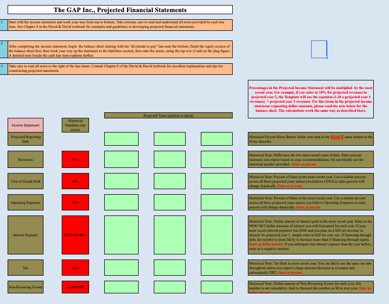  the balanse sheet first, then work your way up the statentent