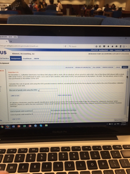  On December 1, Electronics has three DVD players left in stock.