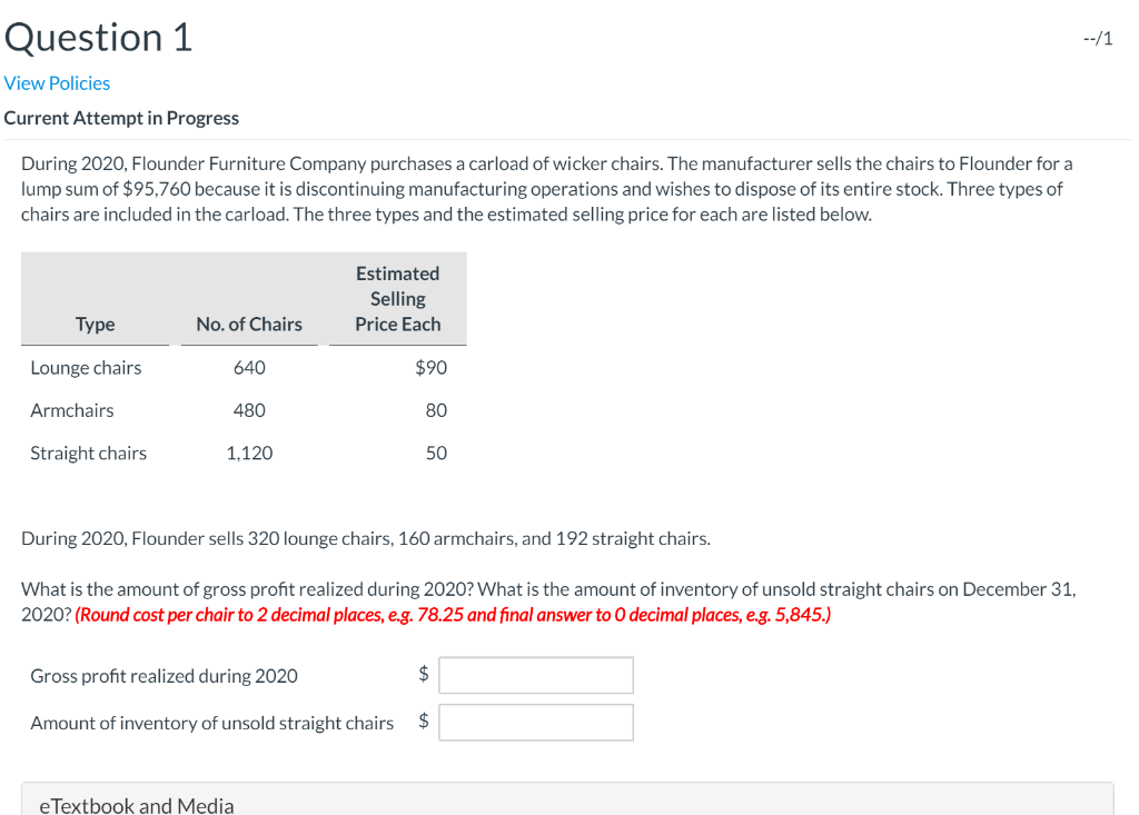  Question 1 --/1 View Policies Current Attempt in Progress During 2020,