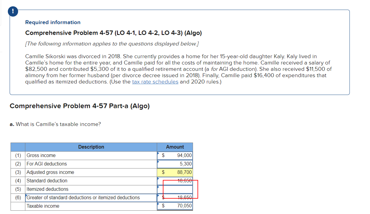  Required information Comprehensive Problem 4-57 (LO 4-1, LO 4-2, LO 4-3)