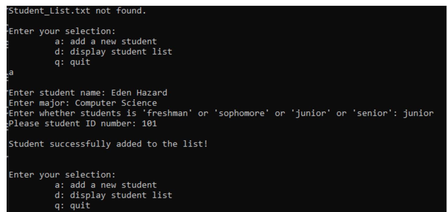 You are given a partially completed program hw04q1.c. You should follow the
