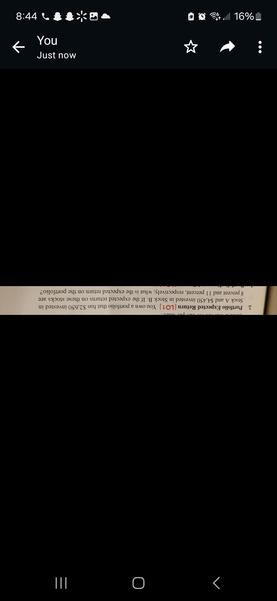  Calculating Expected Return [LO1] Based on the following information, calculate the