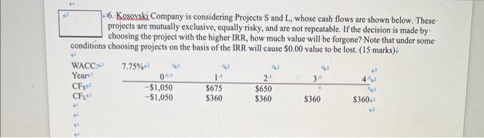 2021-2022 summer-ERR Mac EE A 2 WACC: Year CFS CFL ttt 6.
