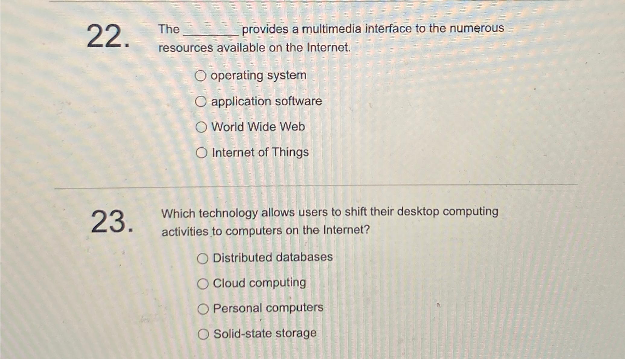  The provides a multimedia interface to the numerous resources available on
