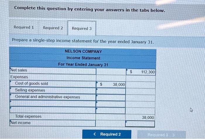 selling expenses: Depreciation Expense-Store Equipment, Sales Salaries Expense, Rent Expense-Selling Space, Store