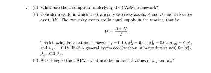  For Question 2 Please complete the parts with all steps needed.