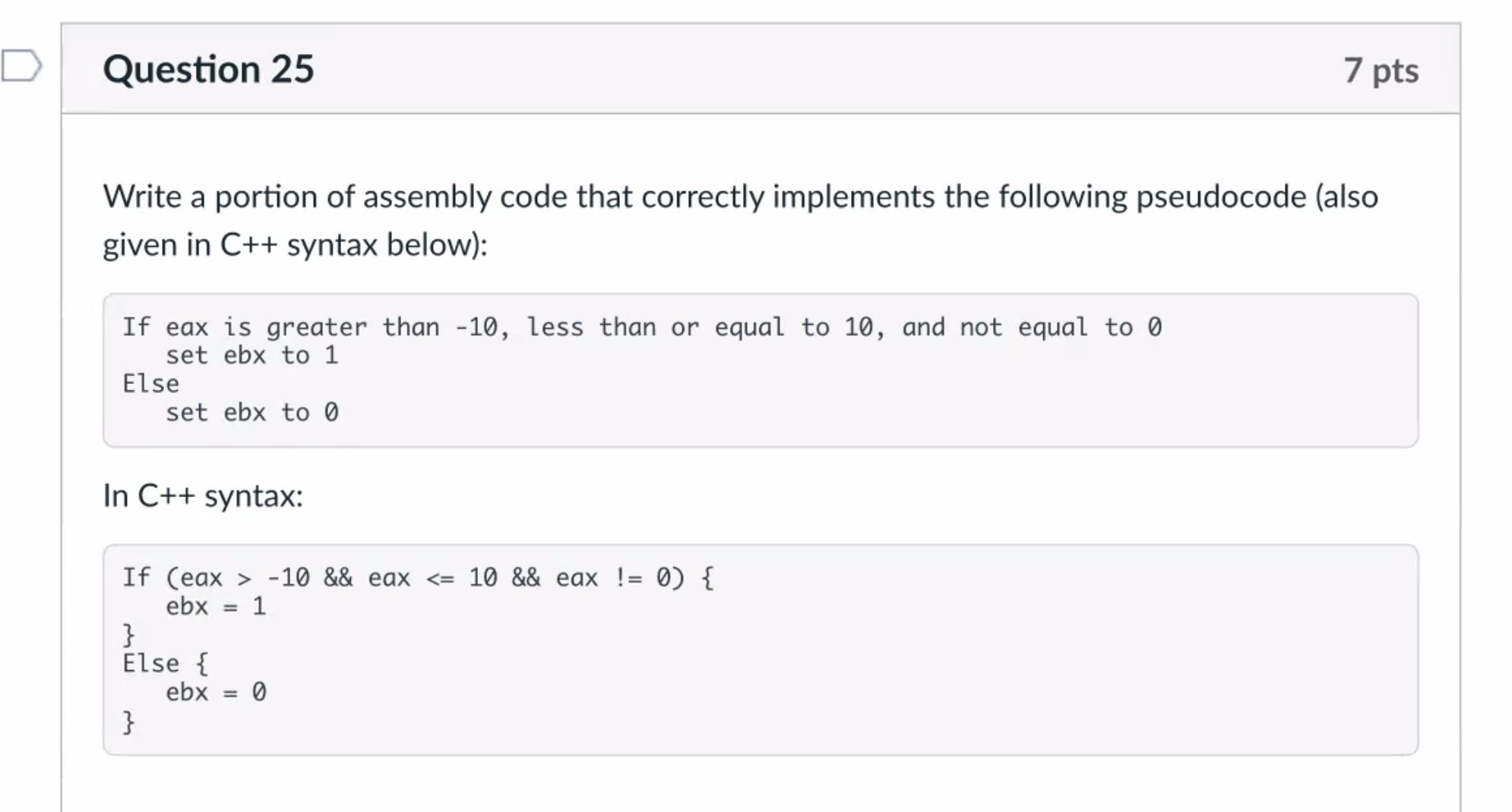 Please answer this question in MASM Assembly language, and Please read the