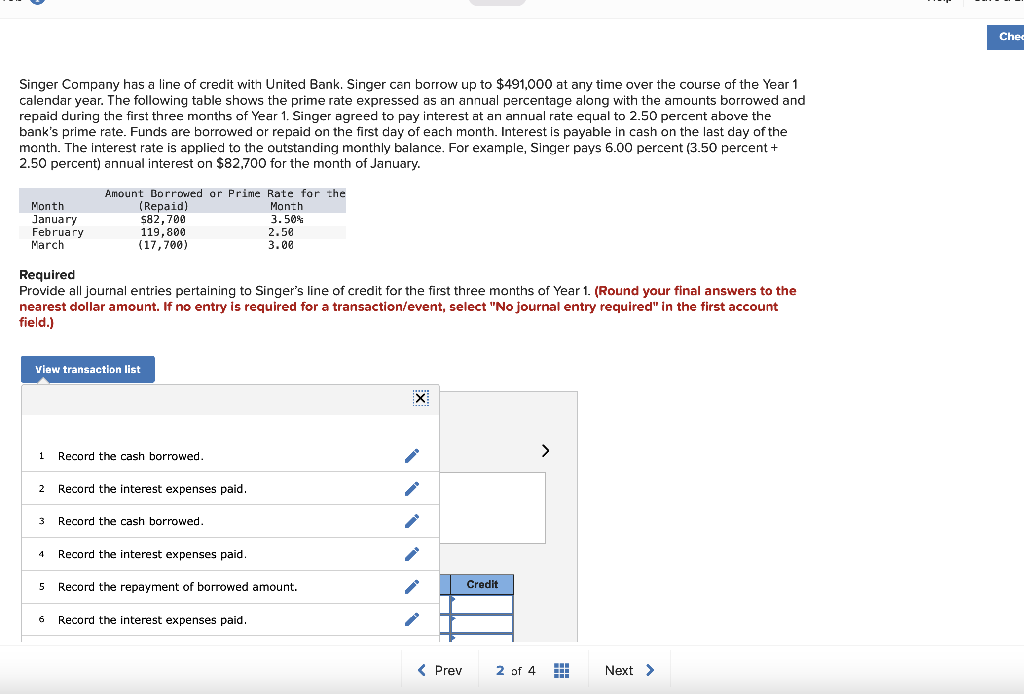 Exercise 10-2A (Algo) Amortization schedule for an installment note LO 10-1 On