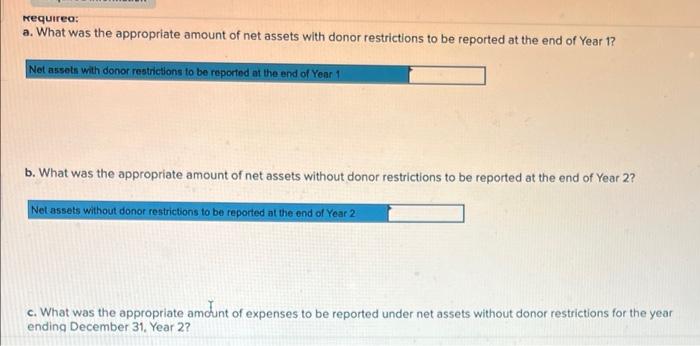 of years, a private not-for-profit entity has been preparing financial statements that