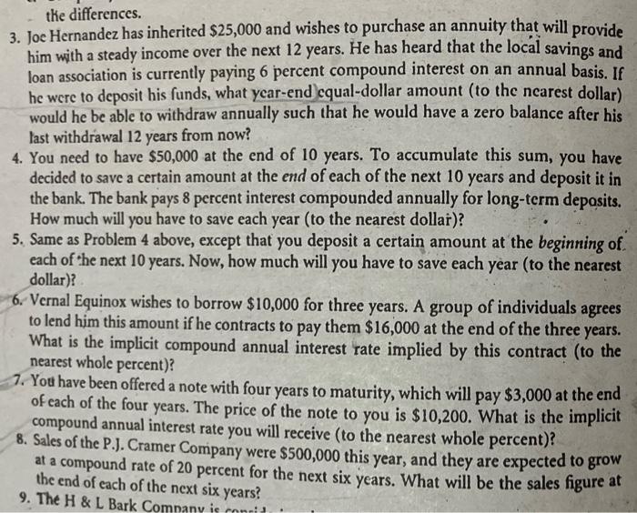 3 to 8 subject name is financail management the differences. 3. Joc