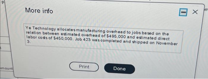 5,900 DVDs, Job 423, for Panorama Pictures for $1.10 sales price per