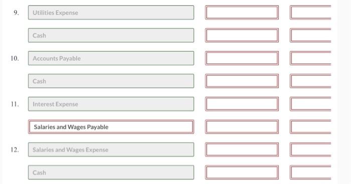 Paid $1,100 cash for April office rent. 5. Paid $1,300 for supplies.