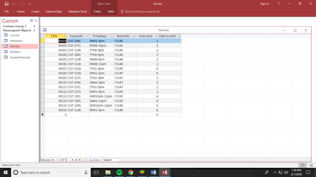 many Credit Hours is Debbie Gibson taking this Semester? 2. Give the