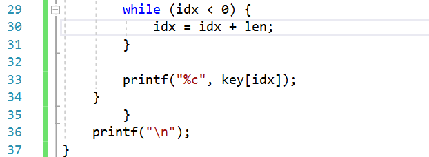 correct and it is coming out very messy instead of one offset