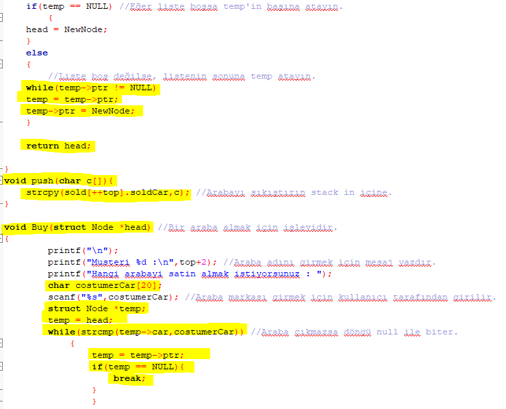 course. Can you explain what the codes I drew in yellow on