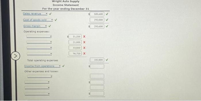31 . TChes thr Work 2. Prepare o multiple-step incomo statement for