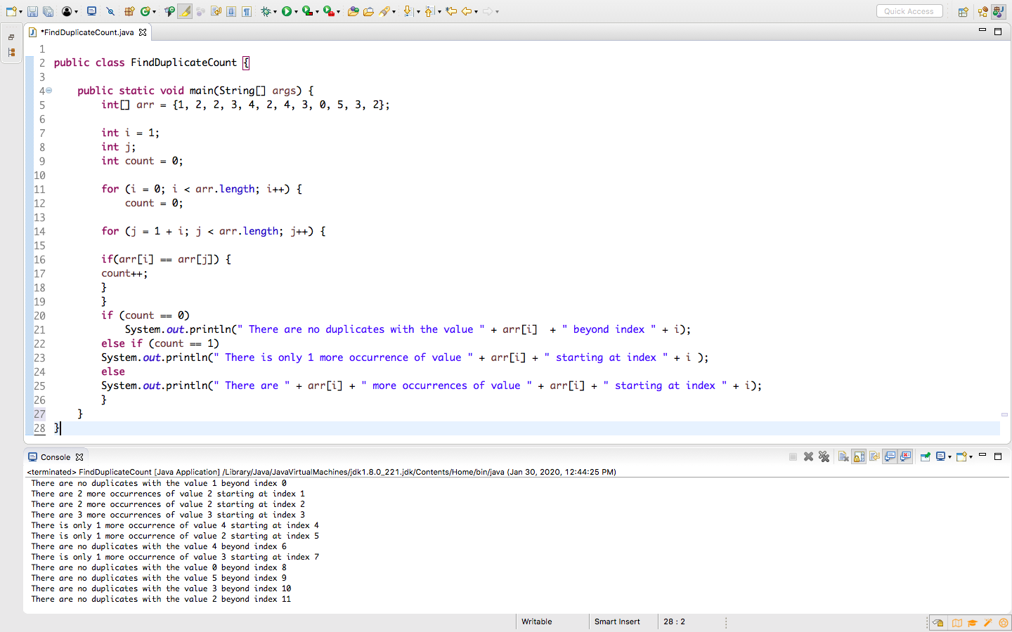 but it does not output the exact one. The output for line