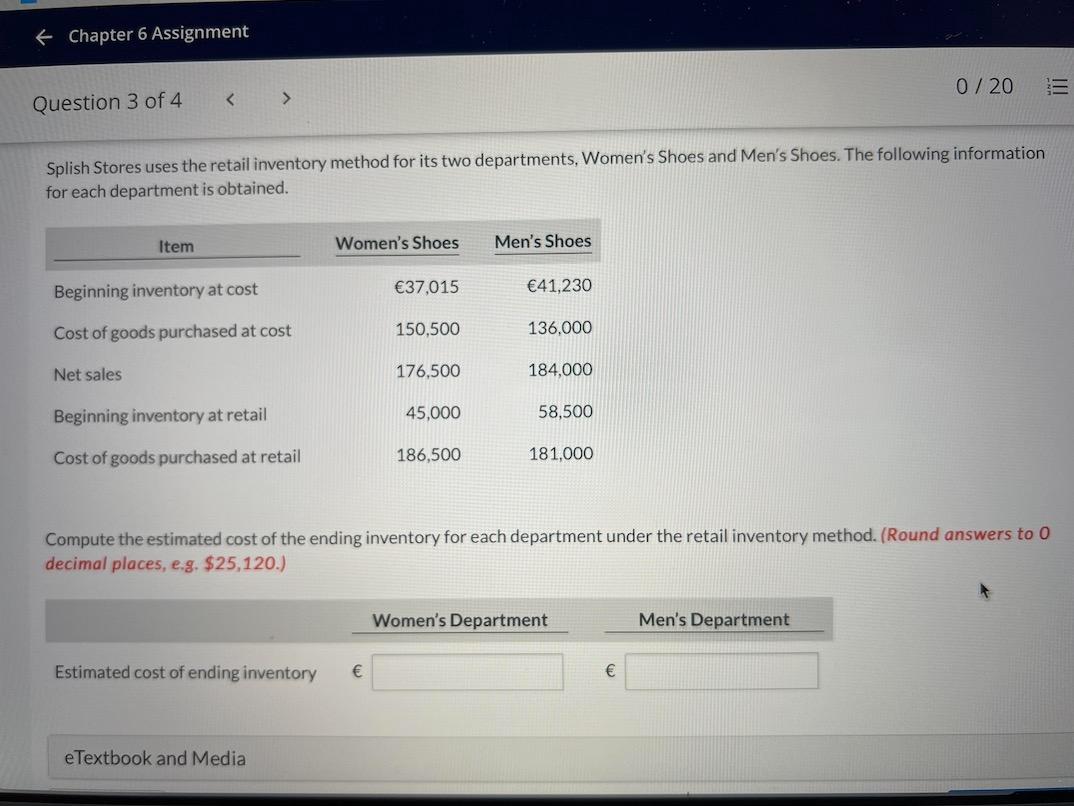  + Chapter 6 Assignment 0720 2 IIT Question 3 of 4