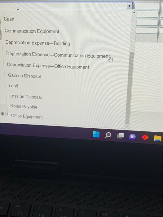 equipment $115,000 Paid $80,000 cash and financed the remainder with a note