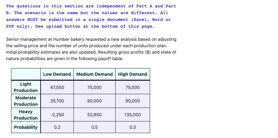 Please answer E, F & G with clear explanations The questions in