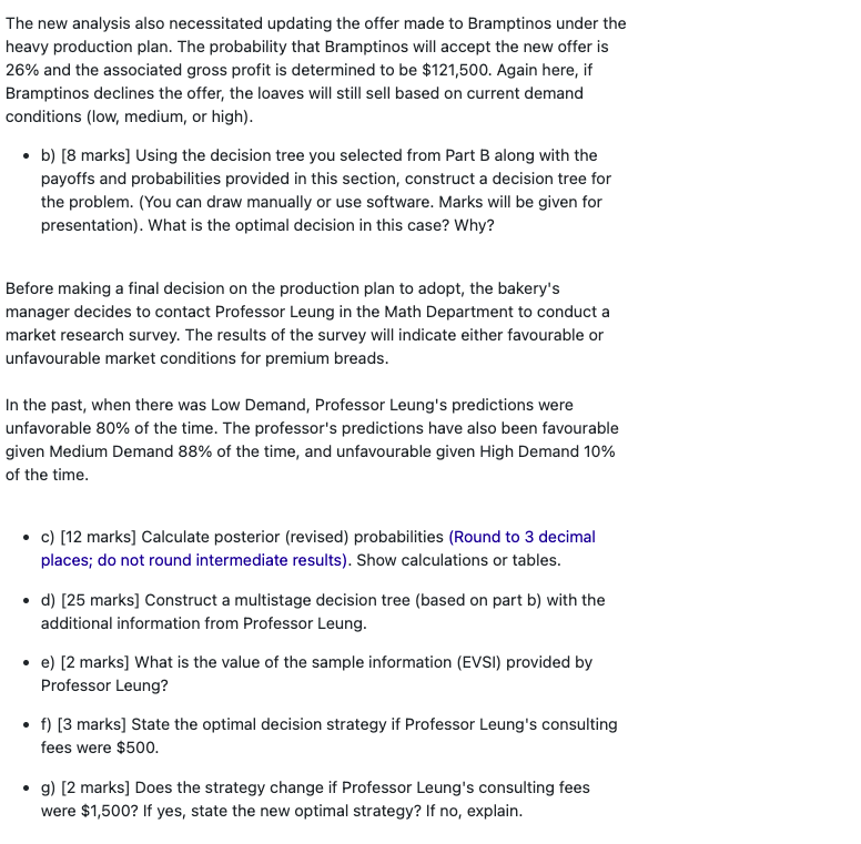this section are independent of Part A and Part B. The scenario