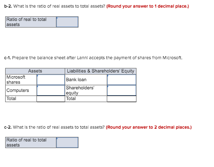 development firm. It currently owns computer equipment worth $30,000 and has cash