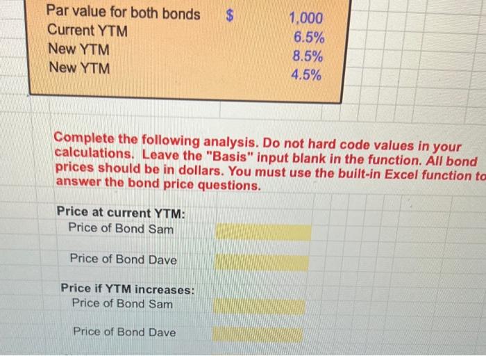 coupons, make semiannual payments, and are priced at par value. Bond Sam