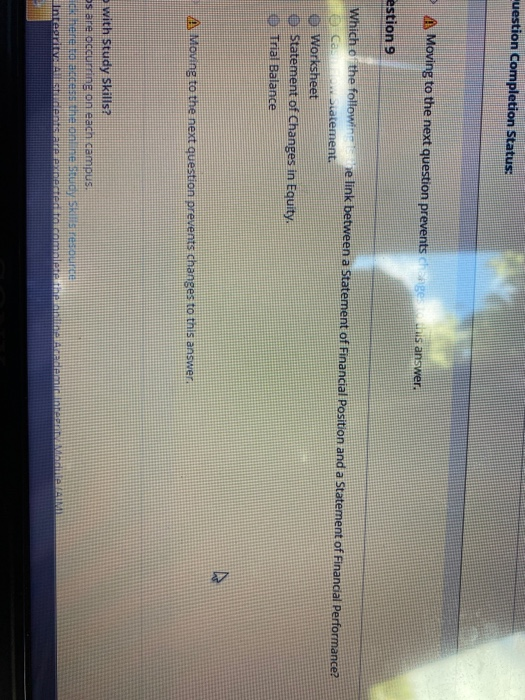  which of the following is the link between a statement of