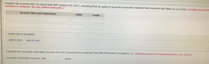 had the following transactions related to receivables. 1. Sales on account 2.